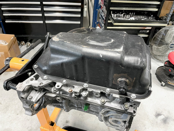 Used Sleeved K24a2 Block with CP Pistons, Callies Rods, K20 Oil Pump
