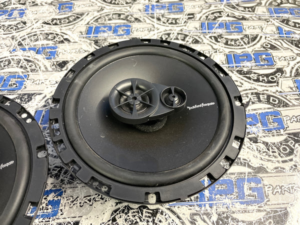 Used Rockford Fosgate R165X3 Prime Series 6-1/2" 3-way car speakers
