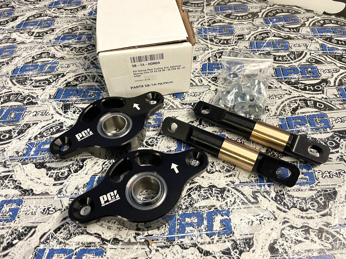 thumbnail image 2 of Rear Spherical Trailing Arm Bearing Bushing Kit For Honda Civic/CRX/Integra (88-01) – Improves Toe Angle 2 of 3