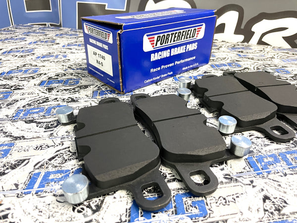 Porterfield R4-s Rear Brake Pads for Porsche GT3, GT4, Turbo and More
