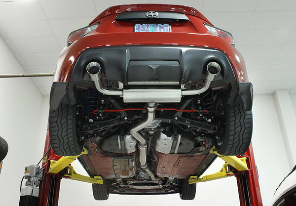Perrin Performance Brushed Finish 2.5" Catback Exhaust for BRZ, FR-S w- Resonator