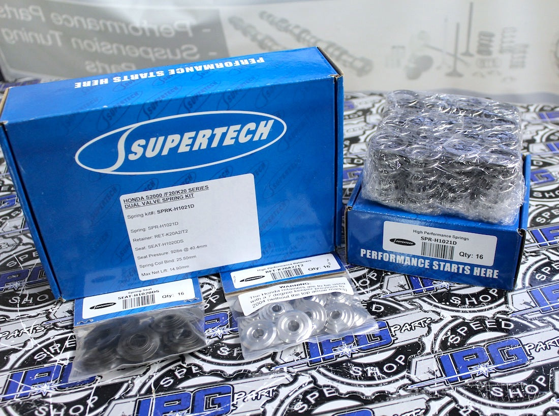 Supertech Performance Dual Valve Spring and Titanium Retainer Kit for the  Honda / Acura K Series (K20 & K24) Engines - 95lb