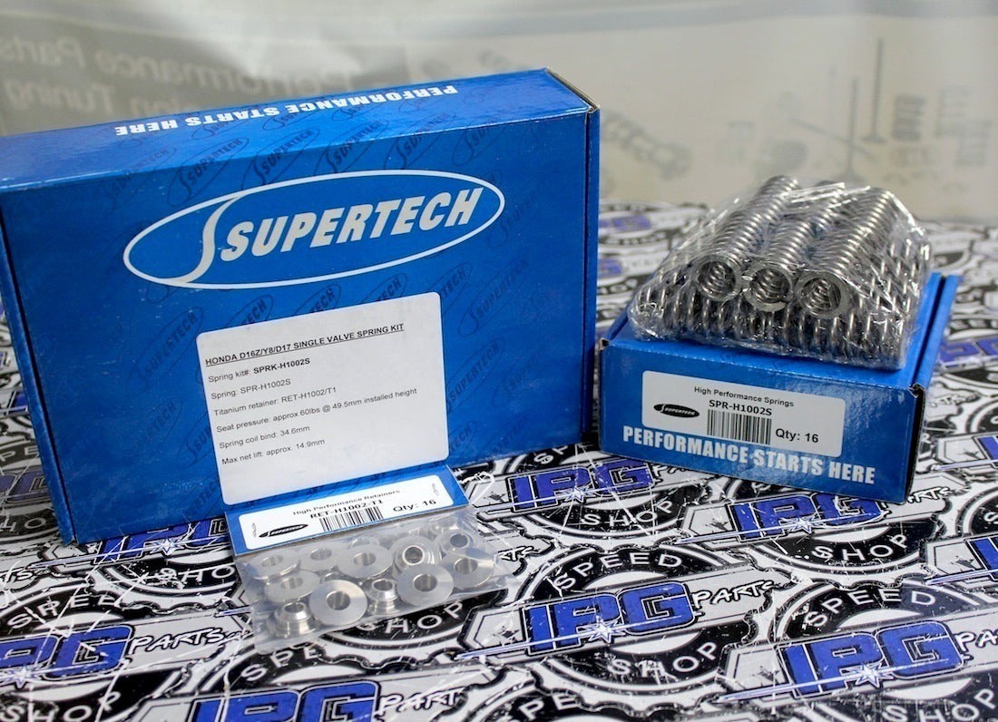 Supertech Performance Single Valve Spring and Titanium Retainer Kit for