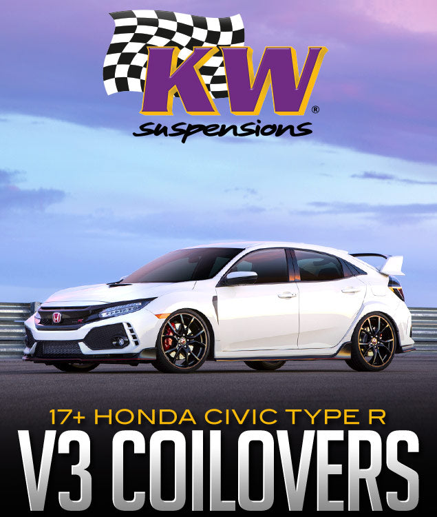 KW Suspensions V3 Coilover Kit: 2017+ Honda Civic Type R FK8