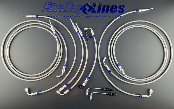 EF/CRX Full Tuck Brake Line Kit (Brake Booster Deleted Setups)