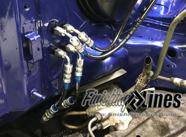 EG Full Tuck Brake Line Kit (stock master cylinder setup)