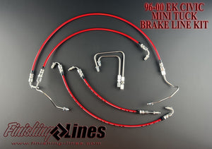 EK Mini Tuck Brake Line Kit (Stock Master Cylinder Setup)