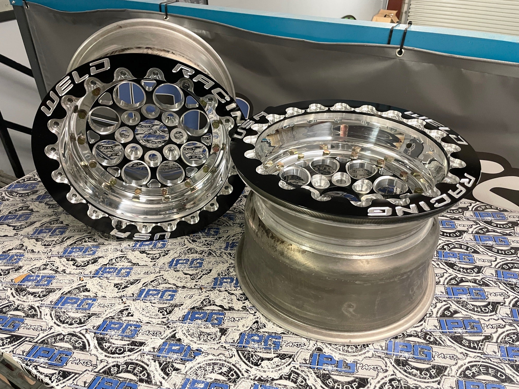 Weld Magnum Import Drag Wheels - Single Outer Beadlock - 13x9 - 4x100 ...
