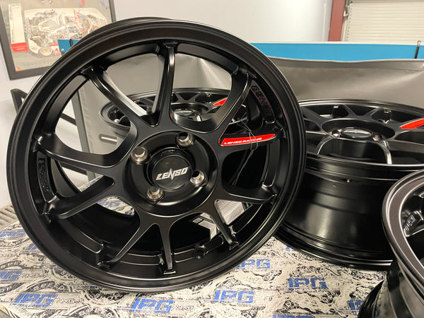 Lenso 95g Wheels - 15x7" +40mm 4x100 - Satin Black