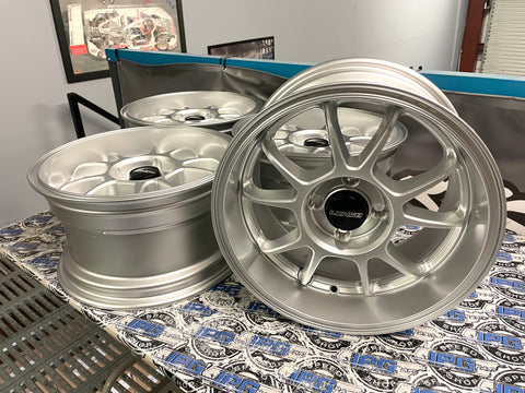 Lenso 91f Fanatic Wheels - 15x8" +35mm 4x100 Silver