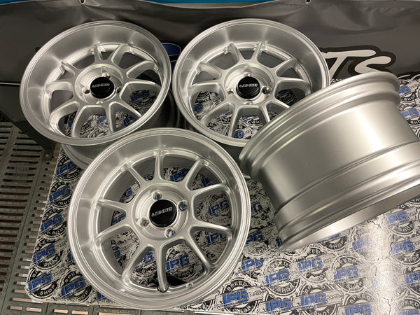 Lenso 91f Fanatic Wheels - 15x8" +35mm 4x100 Silver