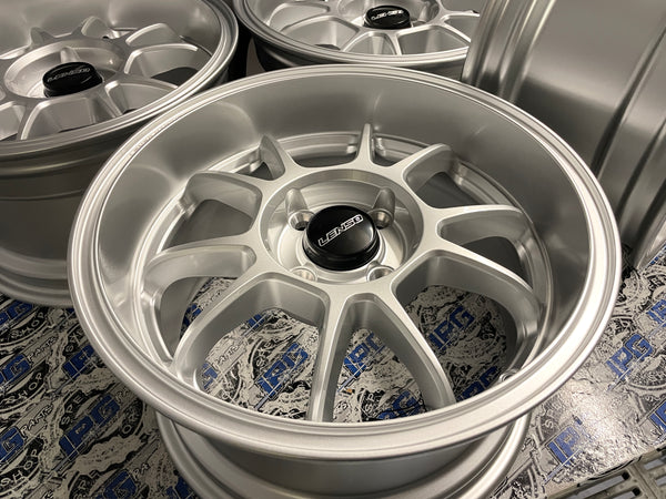 Lenso 91f Fanatic Wheels - 15x8" +35mm 4x100 Silver