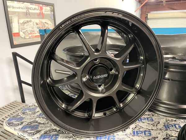 Lenso 91f Fanatic Wheels - 15x8" +35mm 4x100 Hyper Dark