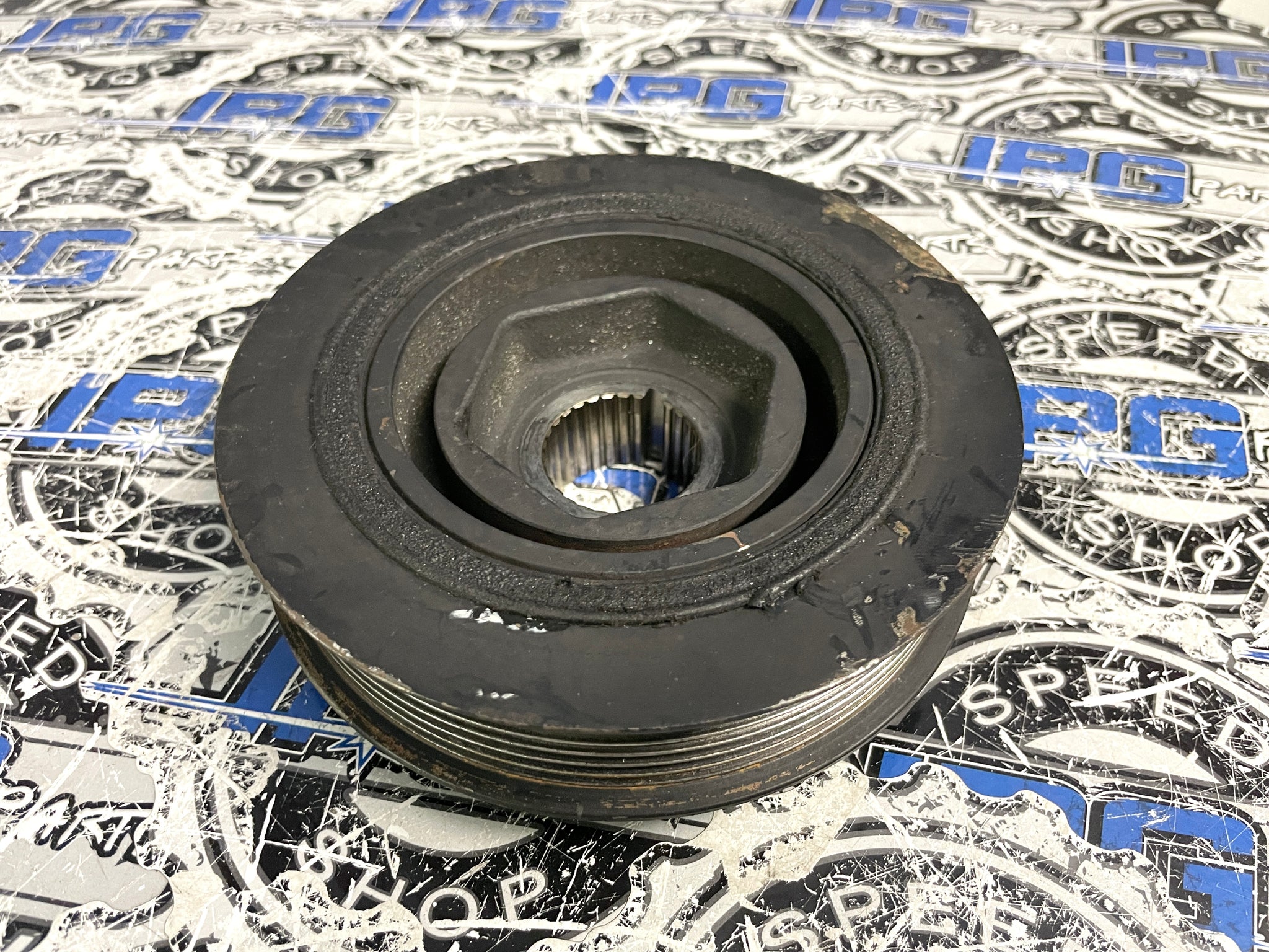 Lightweight Gray Crank Pulley For Honda Civic K20 K24 / Acura Integra RSX TSX