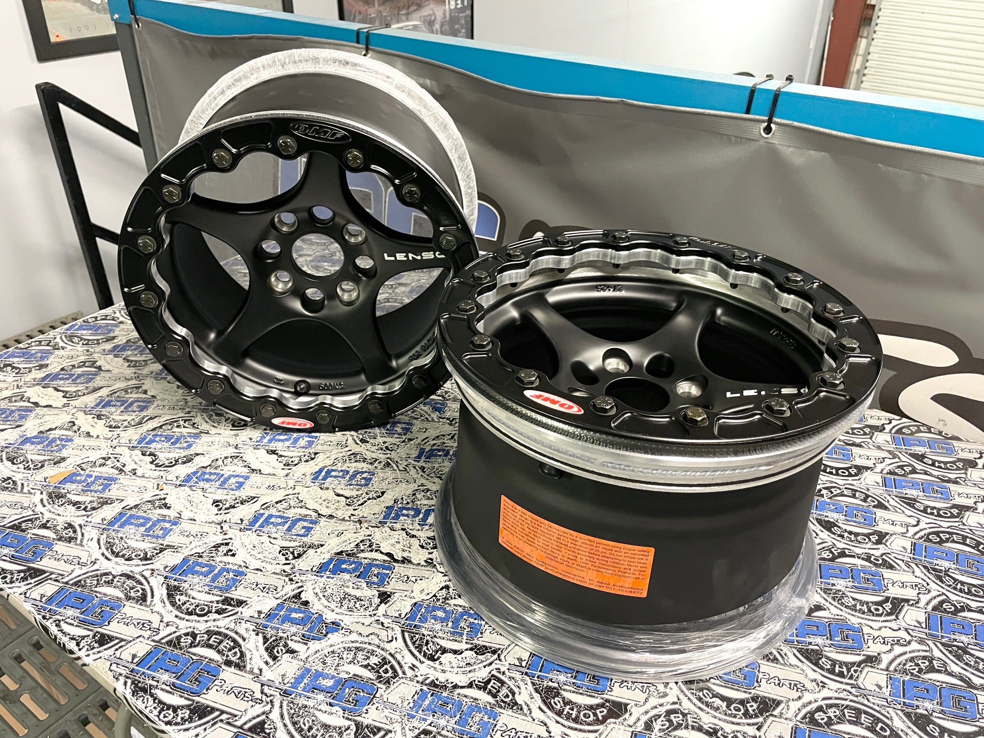 Lenso VPD 13x8.5" 4x100 Racing Wheels with OMF Single Outer Beadlocks