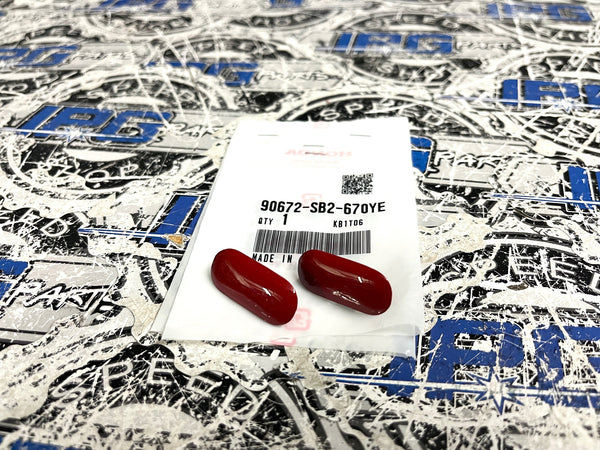 OEM Honda Front Bumper License Frame Plugs Cover - Multiple Colors