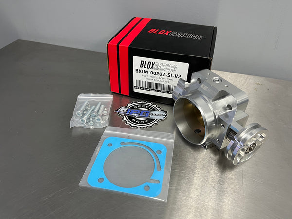 Blox Racing 70mm Billet Throttle Body For Honda & Acura B16 B18 B20 D16 H22 and F20C Engines