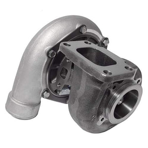 Turbocharger, Garrett, T5757JB, 4" inlet/ 2.5" outlet Compressor, .63 A/R T31 V-band Turbine Housing