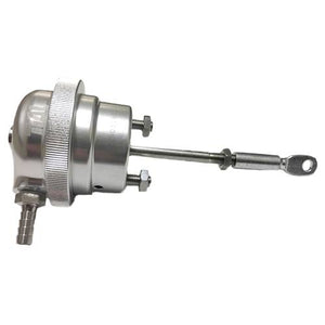 Billet Wastegate Actuator, TiAl PN: 005481, MVI-2.5, SILVER, 6 PSI, STRAIGHT Rod, PLUS BONUS Rod End