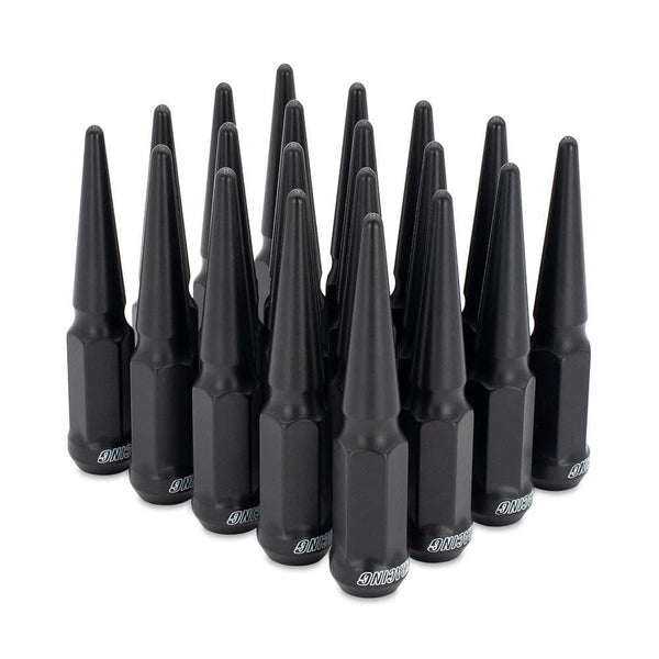 Original Flat Black Spiked Forged Lug Nut - 14x1.5mm - BLOX Racing