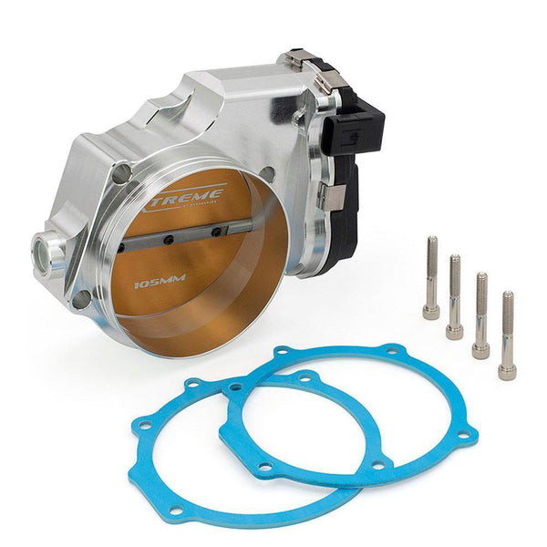 Xtreme 105 mm DBW Throttle Body Black - 2015+ Dodge Hellcat & Jeep Trackhawk - BLOX Racing