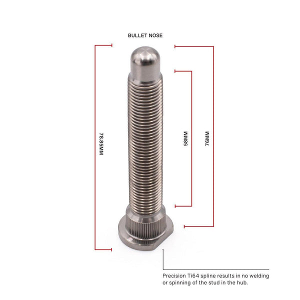 BLOX Racing XTREME Titanium Wheel Studs