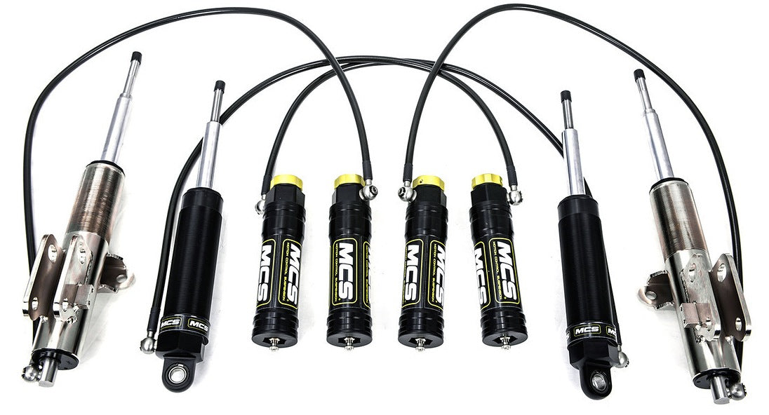 MCS Double Adjustable Remote Reservoir Dampers for the 1996-2001 Acura Integra Type R