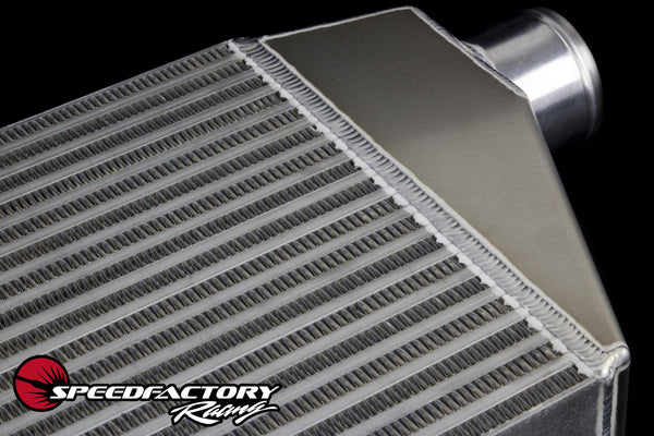 SpeedFactory Racing HP Front Mount Intercooler Upgrade for 1993-1998 MKIV Toyota Supra Turbo  - 3" Inlet / 3" Outlet (850HP-1000HP+)