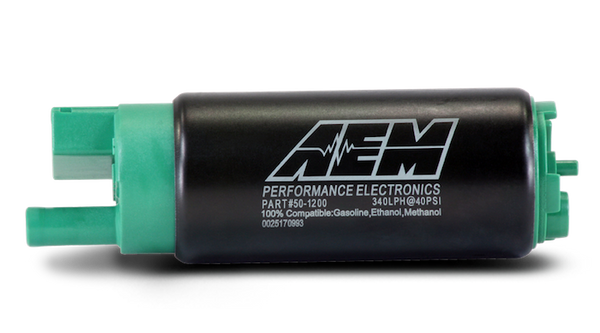 AEM 340lph E85-Compatible High Flow In-Tank Fuel Pump (Offset Inlet)