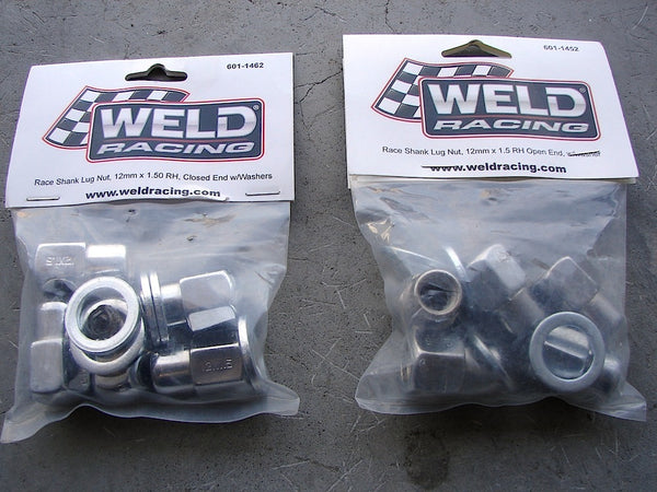 Weld Racing Lug Kit - 12mm x 1.5RH - Open or Closed Ended