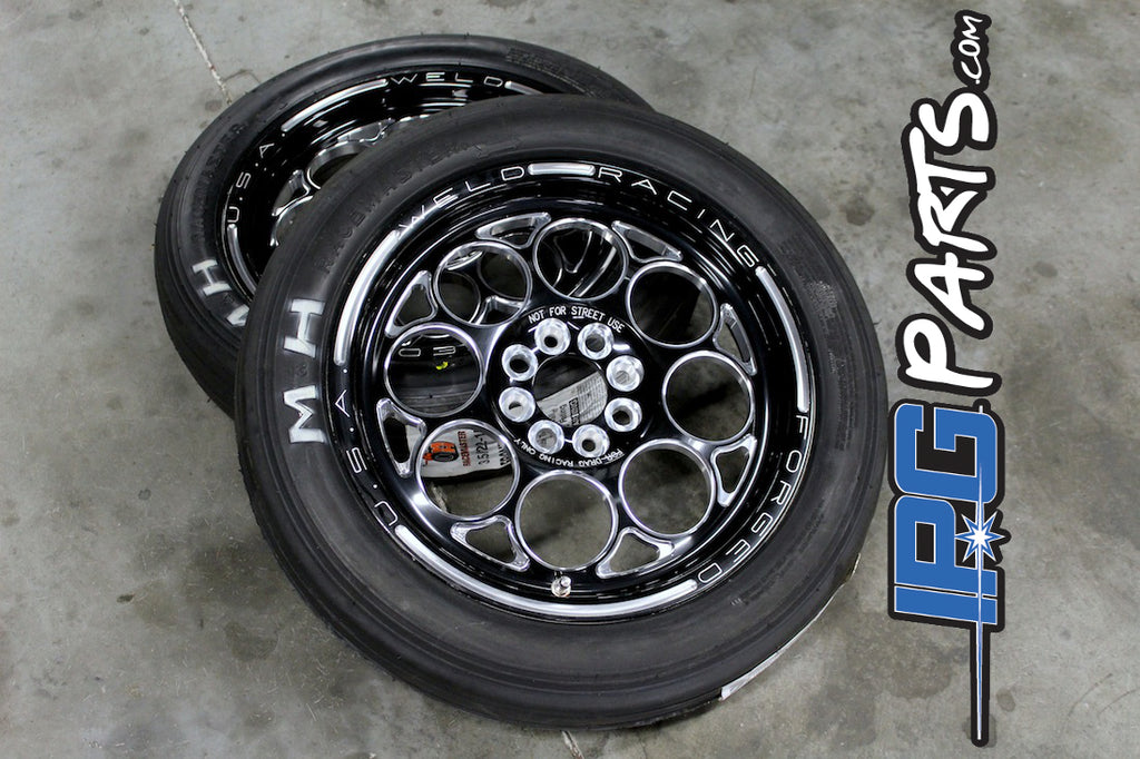 Welding Drag Racing Rims Weld Racing Magnum Import 15x3.5 Drag Wheel and Tire Package – IPGparts