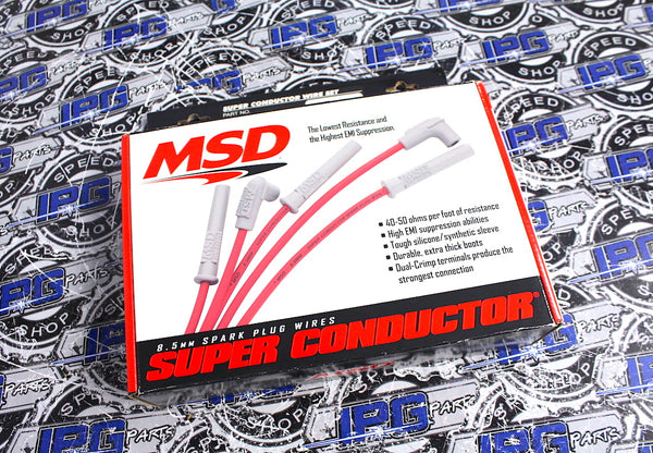 MSD Spark Plug Wires Fits 1990-2000 Mazda Miata - 1.6L & 1.8L Engines - 32599