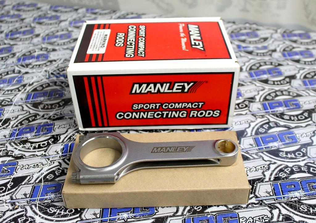 Manley H Beam Steel Connecting Rods for the Honda / Acura K24 K24A ...