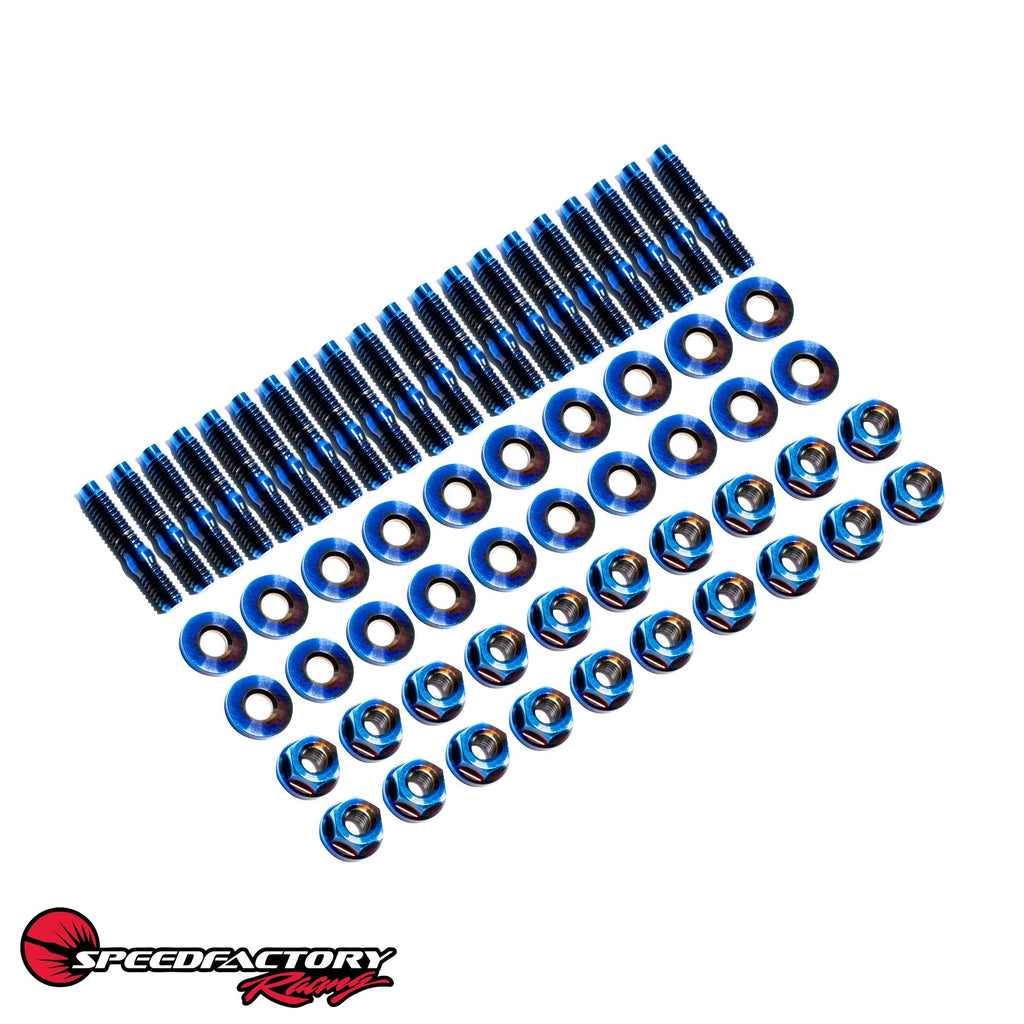 SpeedFactory Racing B/D/F/H-Series Titanium Oil Pan Stud Kit (20Pcs ...