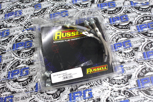 Russell Stainless Steel Braided Brake Lines For 1997-2001 Acura Integra Type R