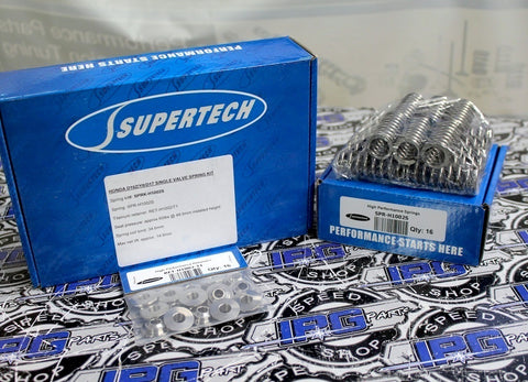 Supertech Performance Single Valve Spring and Titanium Retainer Kit for Honda D Series (D15 & D16) SOHC VTEC Engines