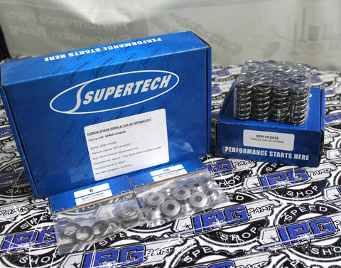 Supertech Performance Single Valve Spring and Titanium Retainer Kit for Honda D Series (D15 & D16) SOHC Non VTEC Engines