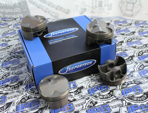 Supertech Performance Pistons with 12.5:1 Compression Ratio, 86.50mm Bore for the Honda - Acura K20A, K20A2, K20Z1, and K20Z3 Engines