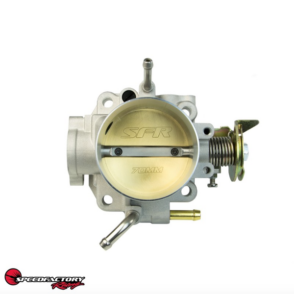 Speed Factory Racing 70mm Throttle Body with Thermal Gasket Fits Honda B, D, F, and H series Engines