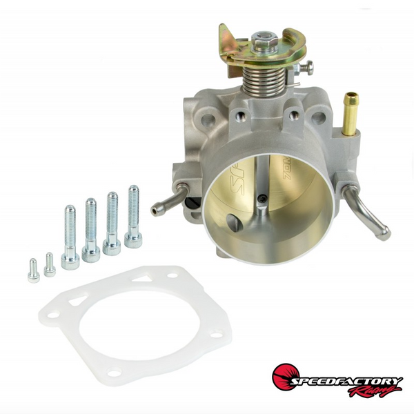 Speed Factory Racing 70mm Throttle Body with Thermal Gasket Fits Honda B, D, F, and H series Engines