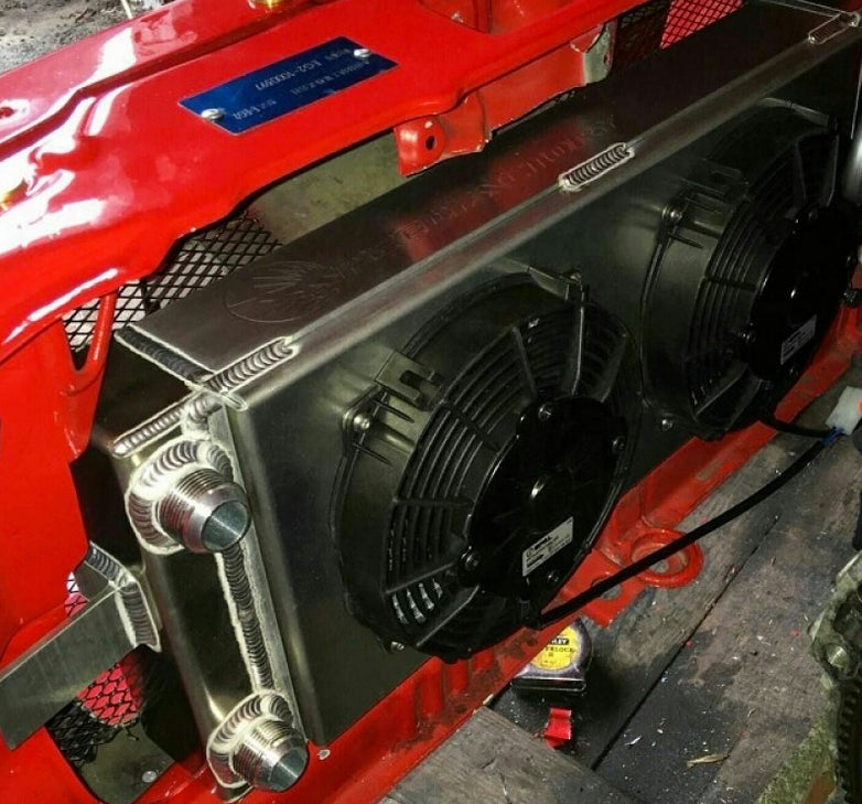 Speedfactory R Radiator Speed Factory Racing Aluminum Tucked Radiator – IPGparts