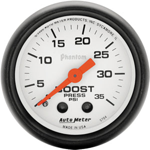 Autometer Phantom Boost Gauge 0-35 PSI (Mechanical)