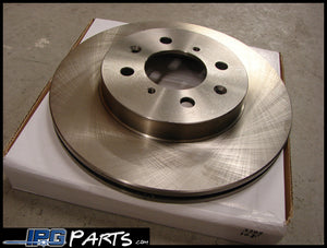 Centric Front Pair of Blank Brake Rotors for Civic, Integra, CRX, etc