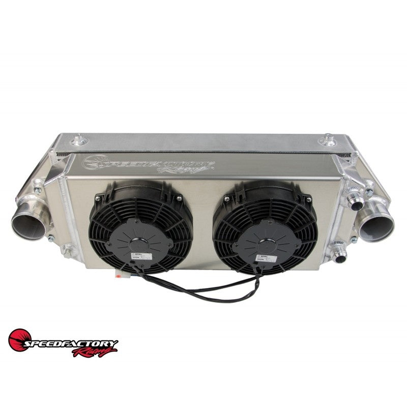SpeedFactory Racing Dual Backdoor Intercooler | Tucked Radiator Combo ...