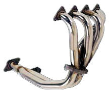 DC Sports 4-2-1 Two Piece Header Polished Finish 92-00 Civic, 93-97 Del Sol, SOHC