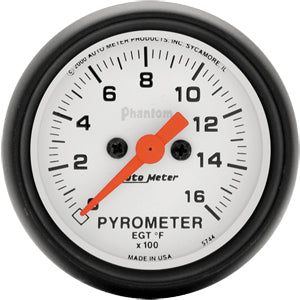 Autometer Phantom Pyrometer 0-1600 PSI