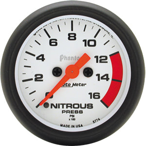 Autometer Phantom Nitrous Pressure 0-1600 PSI