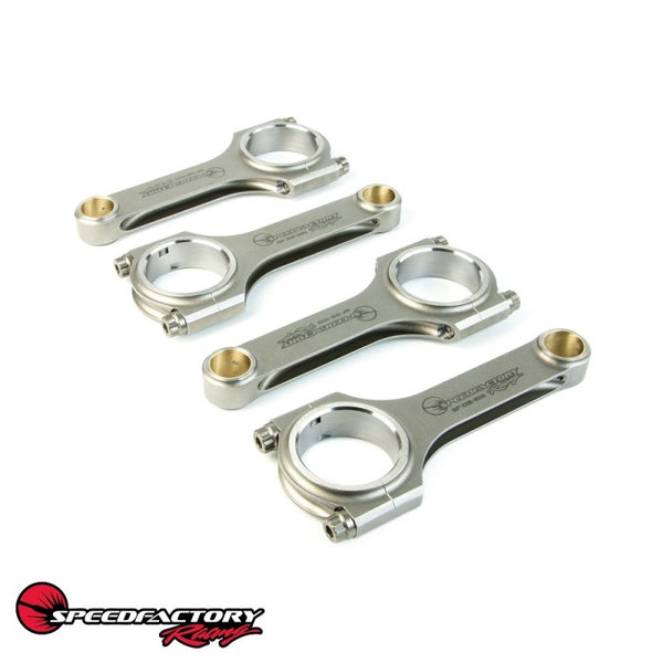 Speed Factory Racing B18A B18B B20 Forged Steel H-Beam Connecting Rods