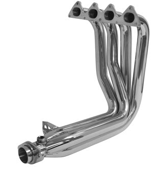 DC Sports 4 to 1 One Piece Header Polished Finish For 92-00 Civic, 93-97 Del Sol, SOHC